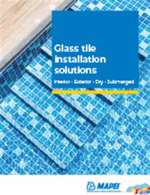 Glass tile installation solutions